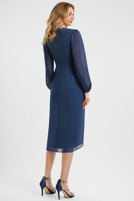 Robe Cocktail Manches Longues - gallery 4