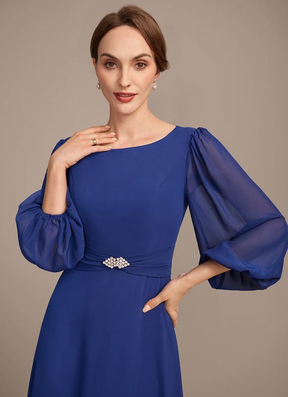 Robes Mi Longues Manches Courtes - gallery 1