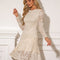 Robe Blanche Manche Longue Dentelle