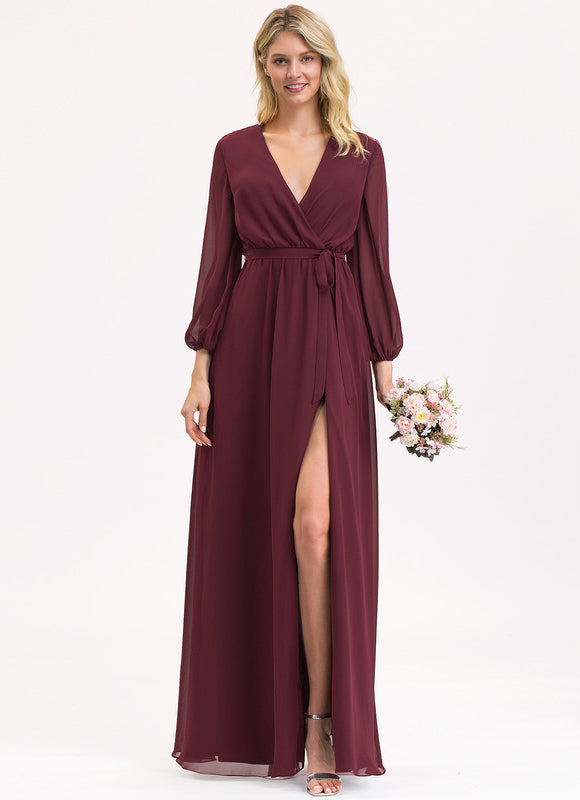 Robe Manche Longue Élégance Aérienne - gallery 4