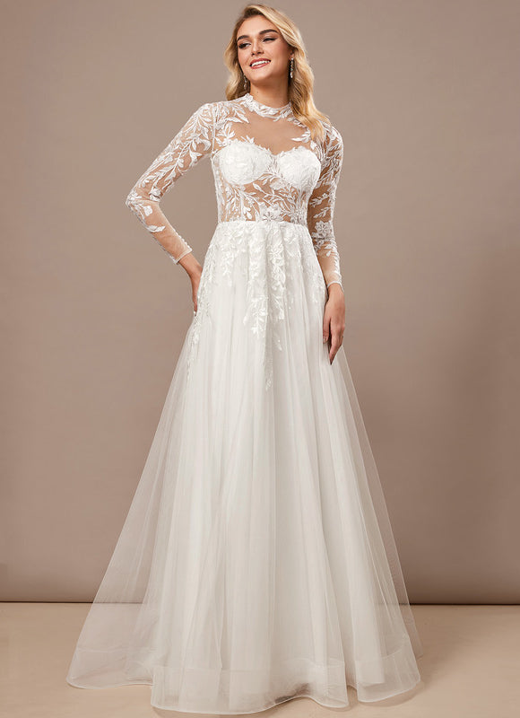 Robe De Mariee Manches Longues Dos Nu - gallery 3
