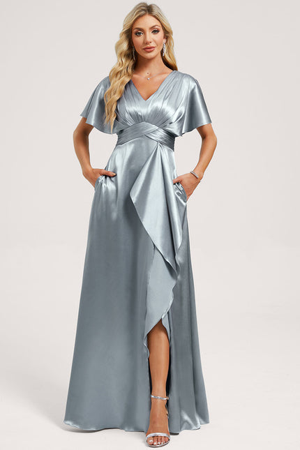 Robe Longue Manche Volante