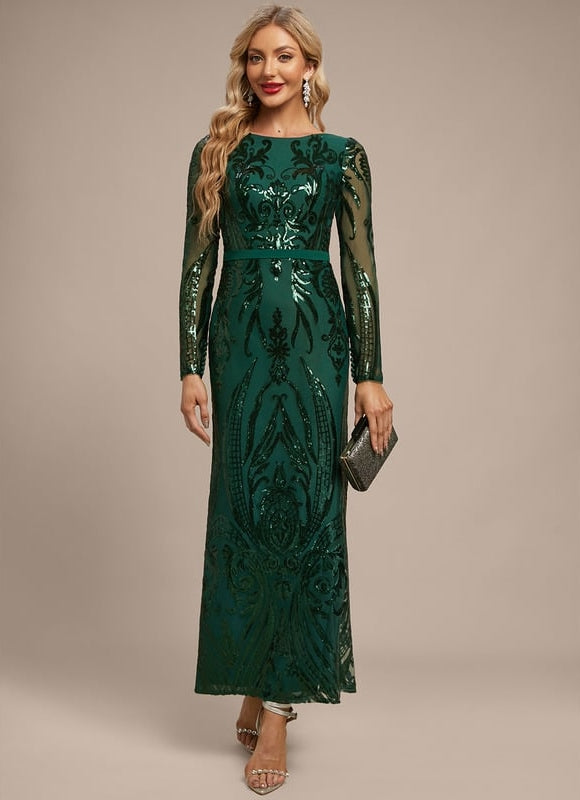 Robe Sequin Manche Longue - gallery 6