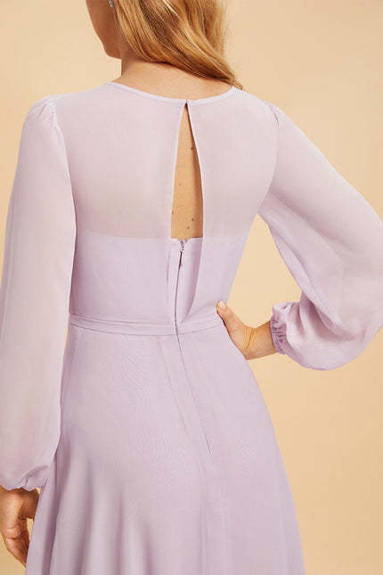 Robe Manche Longue Demoiselle D'Honneur - gallery 6