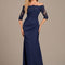 Robe De Soirée Longue Élégante Manche Longue