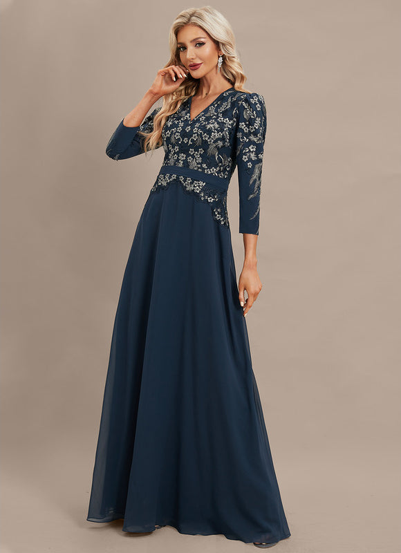 Robe De Soirée Manche Longue Pas Cher - gallery 2