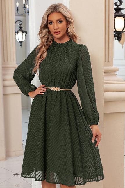 Robe Volant Manche Longue - gallery 6