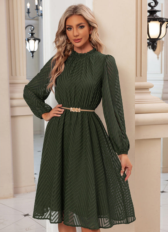 Robe Volant Manche Longue - gallery 6