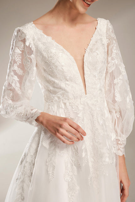 Robe Bustier Manche Longue - gallery 6