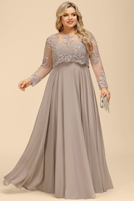 Robe De Soirée Longue Manche Longue Paillette - gallery 6