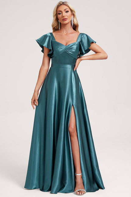 Robe Longue Manche Volante