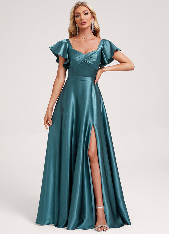 Robe Longue Manche Volante