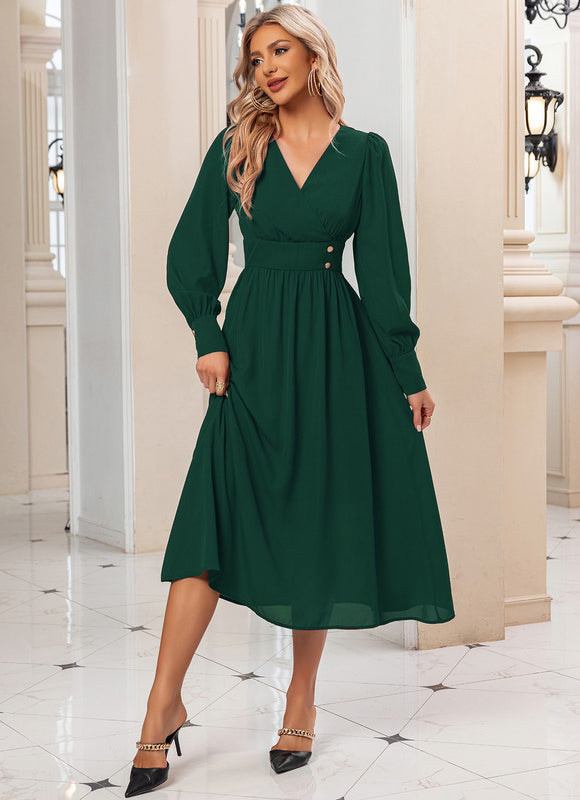 Robe Manche Longue Mi Longue - gallery 8