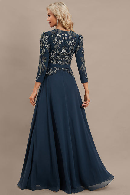 Robe De Soirée Manche Longue Pas Cher - gallery 5