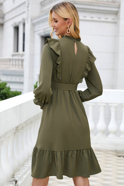 Robe Kaki Manche Longue - gallery 5