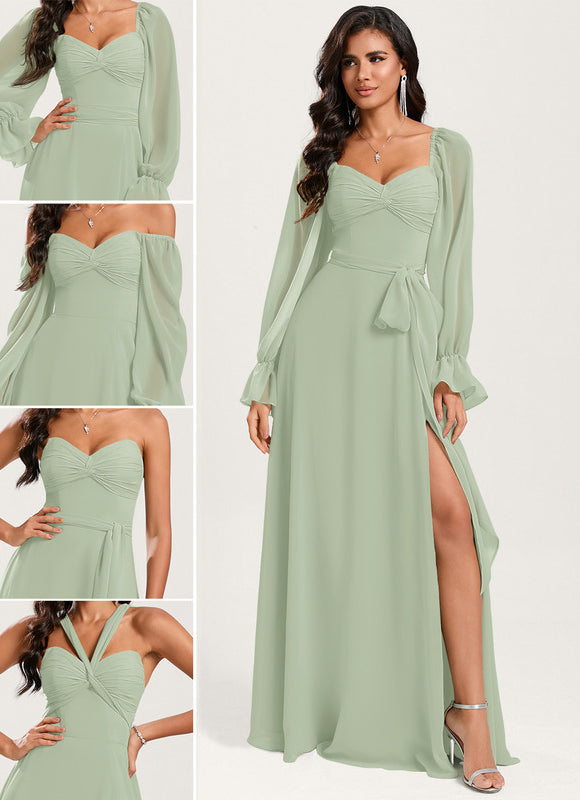 Robe Longue Manche Longue Bohème