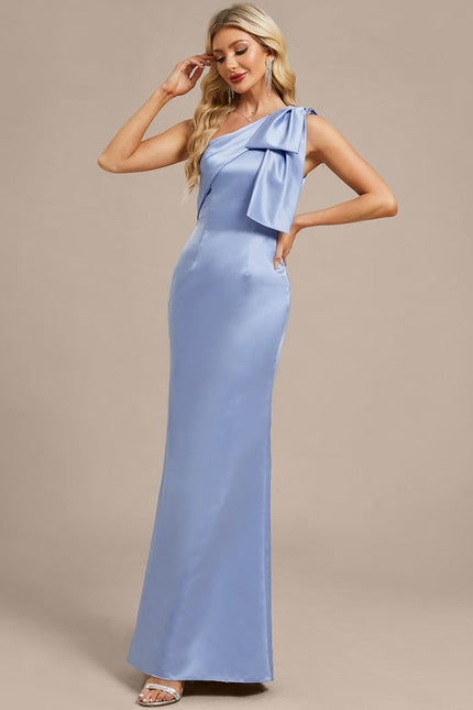 Robe Asymétrique Manche Longue - gallery 3