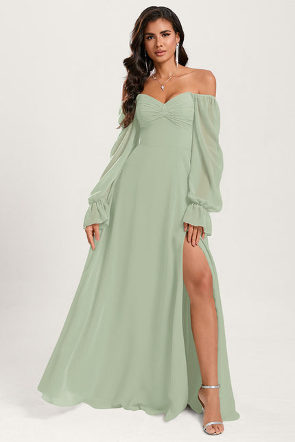 Robe Longue Manche Longue Bohème - gallery 6