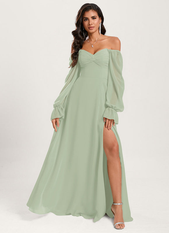 Robe Longue Manche Longue Bohème - gallery 6