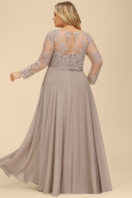 Robe De Soirée Longue Manche Longue Paillette - gallery 7