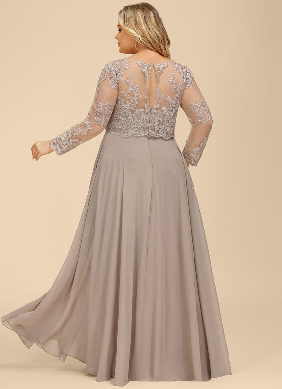 Robe De Soirée Longue Manche Longue Paillette - gallery 7