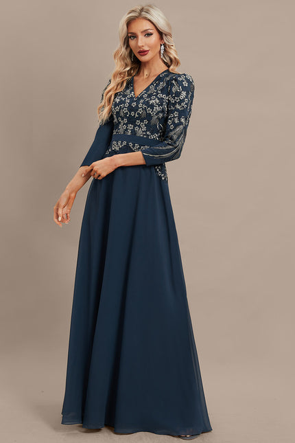 Robe De Soirée Manche Longue Pas Cher - gallery 3