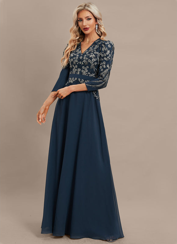 Robe De Soirée Manche Longue Pas Cher - gallery 3