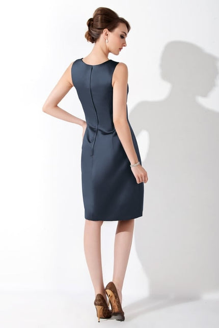 Robe Manche Longue Chic Satiné - gallery 5