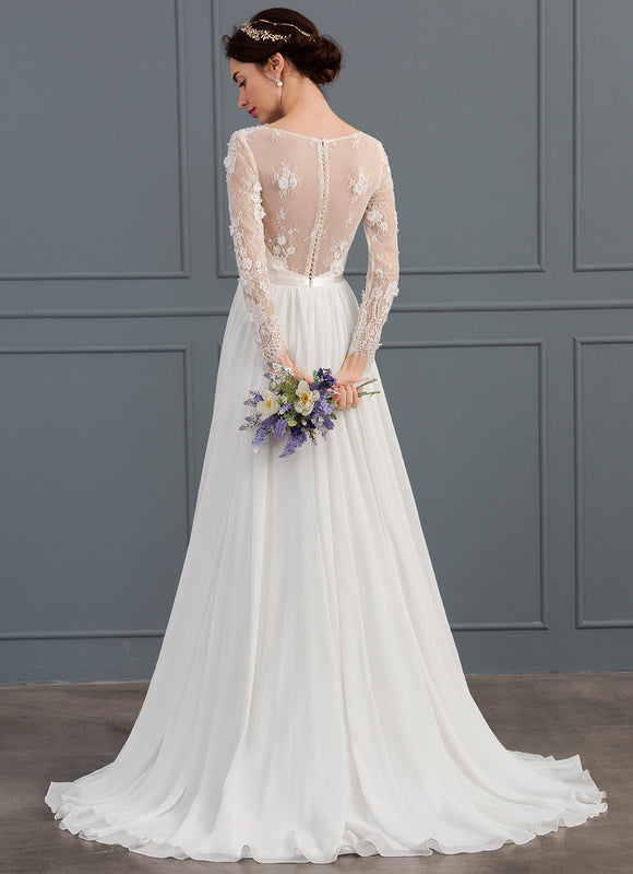 Robe Manche Longue Élégance Florale - gallery 4
