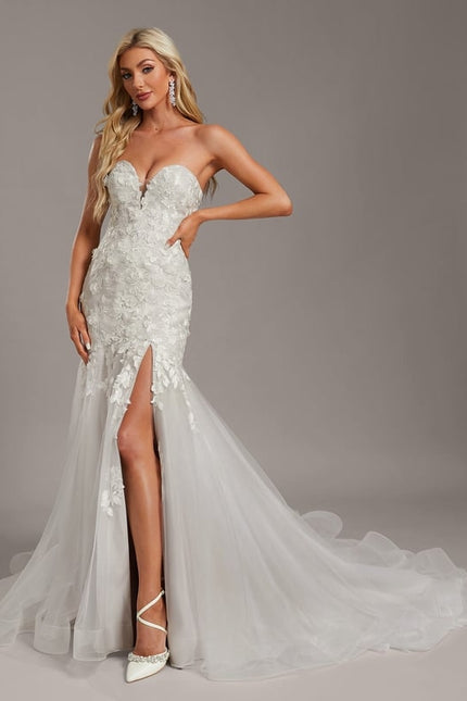 Robe De Mariee Sirene Manches Longues - gallery 4