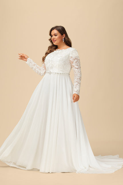 Robe Ivoire Manche Longue - gallery 7