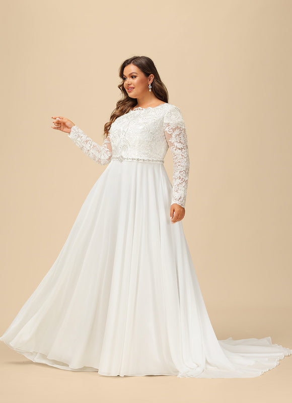 Robe Ivoire Manche Longue - gallery 7