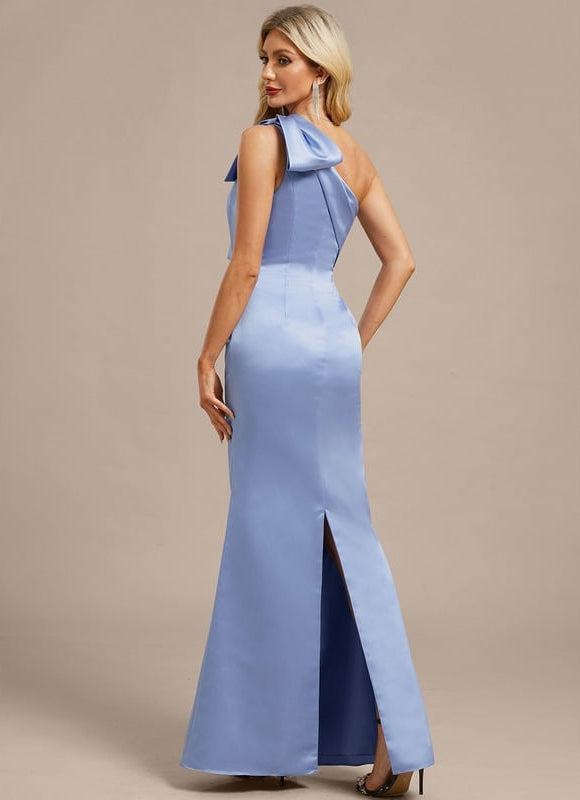 Robe Asymétrique Manche Longue - gallery 6
