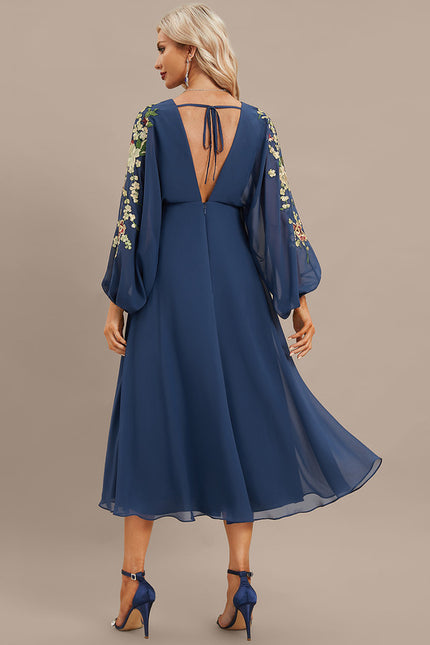 Robe Manche Longue Élégance Envoûtante - gallery 6