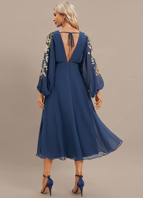 Robe Manche Longue Élégance Envoûtante - gallery 6