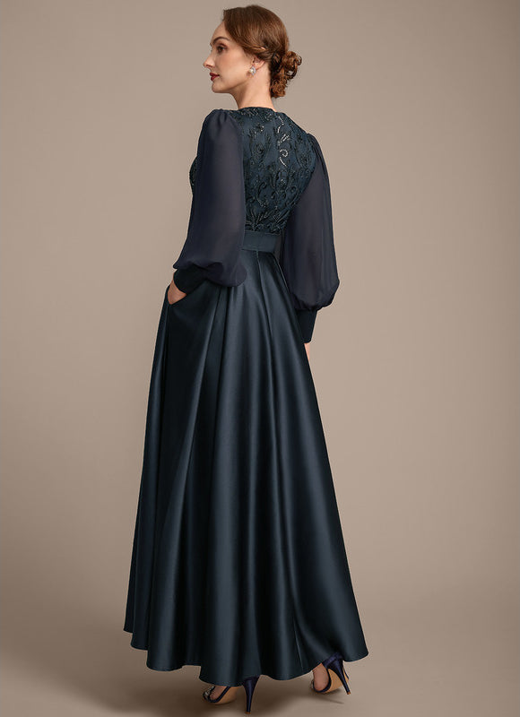 Robe Longue Manche Papillon - gallery 6