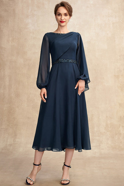 Robe Manche Longue Fluide Nuit