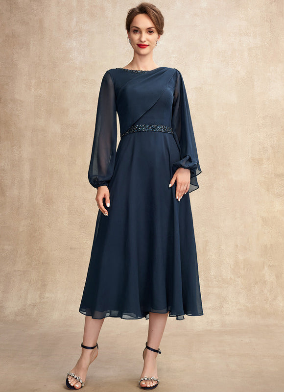 Robe Manche Longue Fluide Nuit