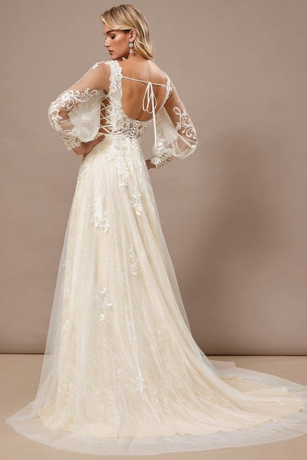 Robe Manche Longue Bohème Élégante - gallery 6