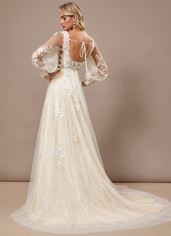 Robe Manche Longue Bohème Élégante - gallery 6