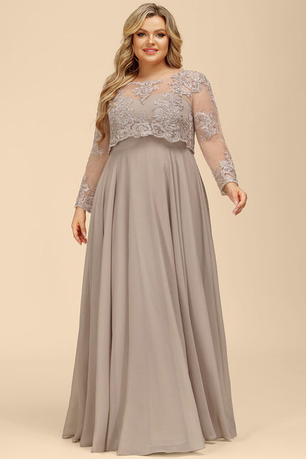 Robe De Soirée Longue Manche Longue Paillette - gallery 8