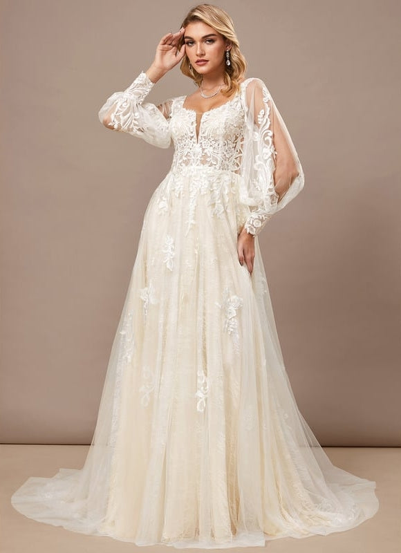 Robe Manche Longue Bohème Élégante - gallery 2