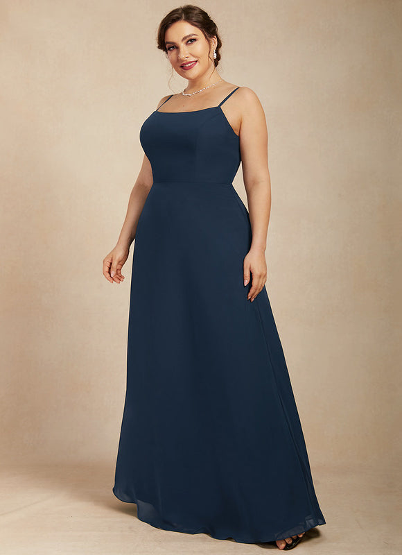 Robe Manche Longue En Dentelle Marine - gallery 8