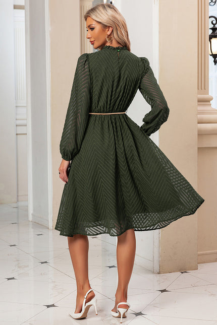 Robe Volant Manche Longue - gallery 7