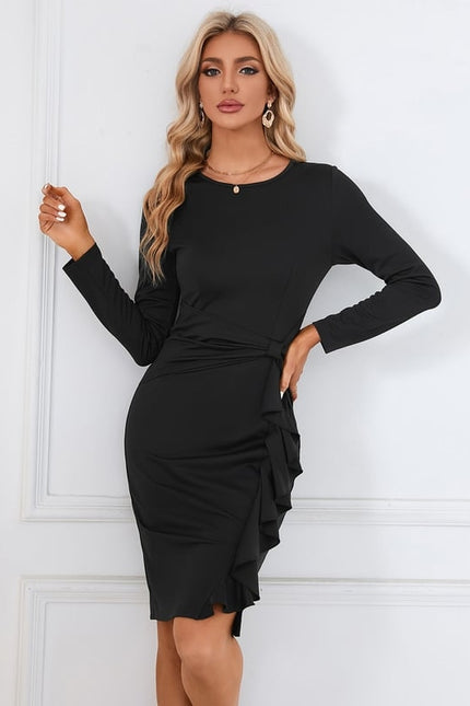 Robe Manche Longue Habillee - gallery 4