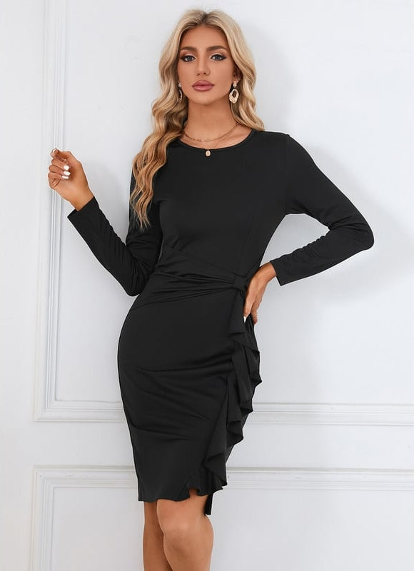Robe Manche Longue Habillee - gallery 4