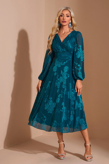 Robe Manche Longue Trapeze - gallery 3