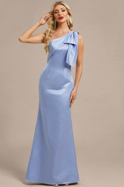 Robe Asymétrique Manche Longue - gallery 4