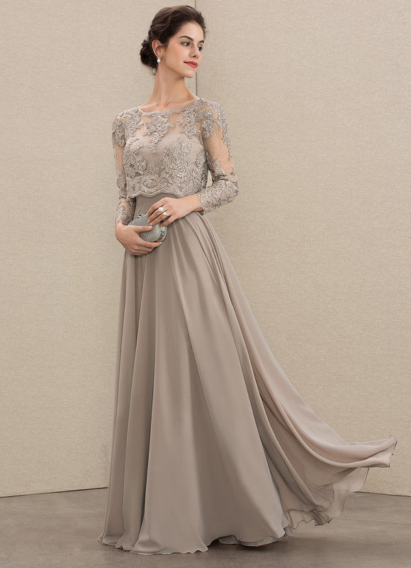 Robe De Soirée Longue Manche Longue Paillette - gallery 5