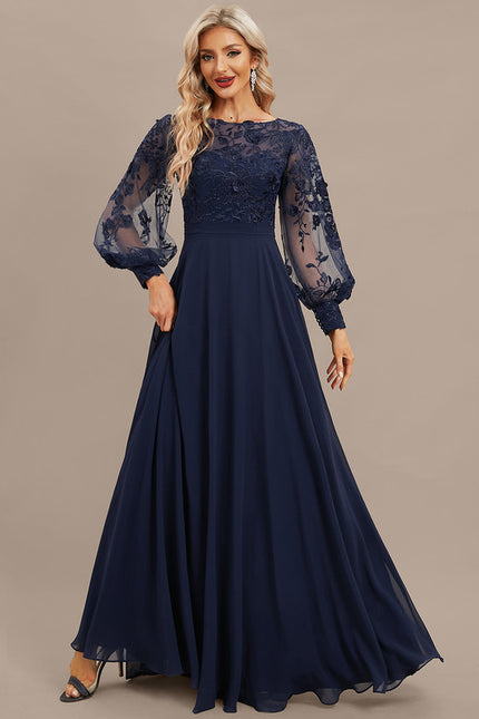 Robe Manche Longue Fluide Brodée